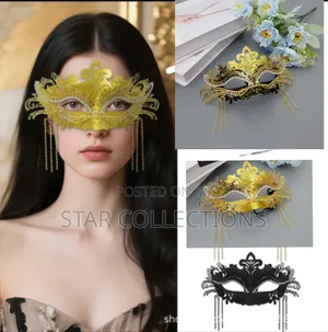 Luxury Embellished Party Mask for Ladies