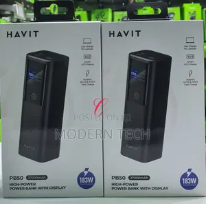 Havit Pb50 *183w* 27000mah *Laptop Charging* High-Power Power Bank 