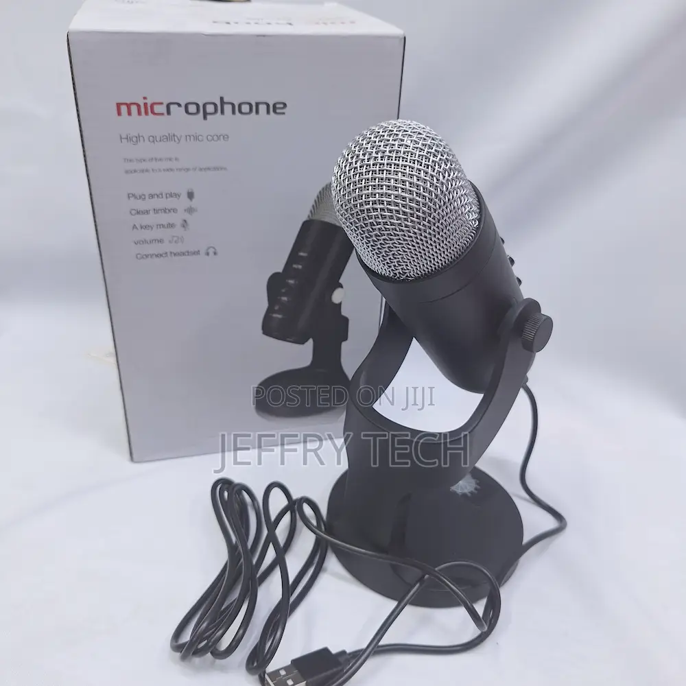 Large Diaphgram Usb Condenser Studio Microphone With Tripod Stand V