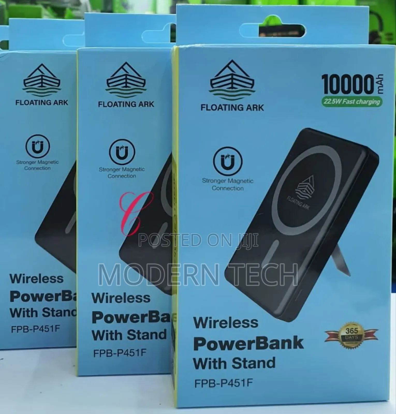 Floating Ark Wireless 22.5w 10,000mah* Fast Charging Powerbank 22.5w