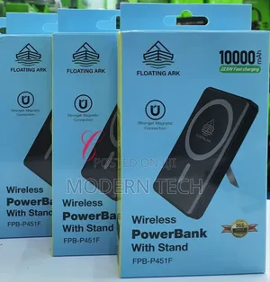 Floating Ark Wireless 22.5w 10,000mah* Fast Charging Powerbank 22.5w