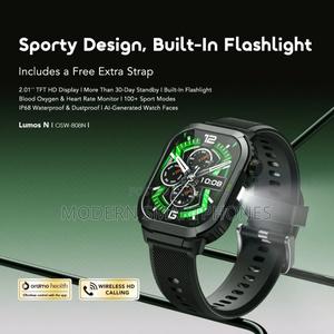 Oraimo Lumos N Smart Watch With 2 Straps - main view