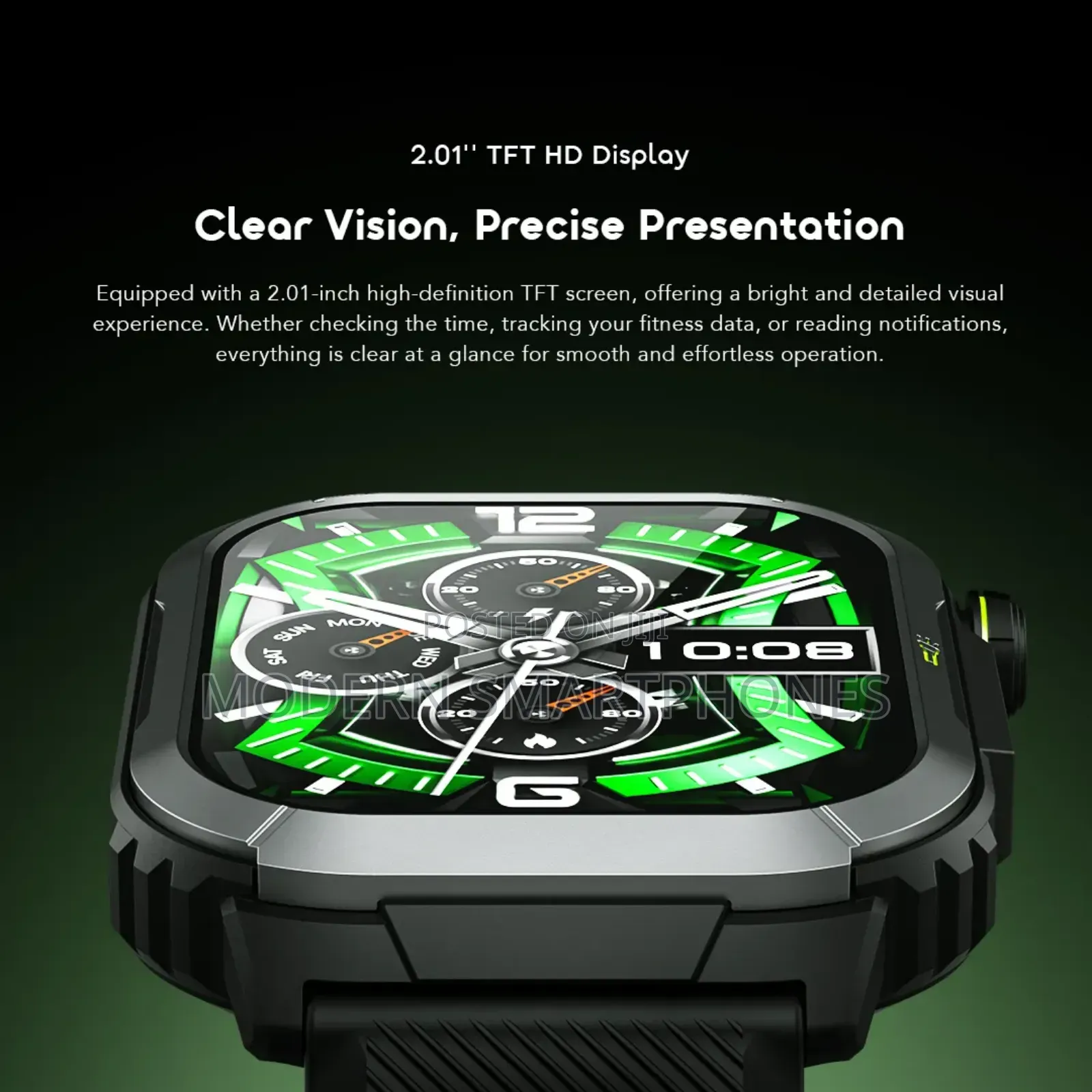 Oraimo Lumos N Smart Watch With 2 Straps