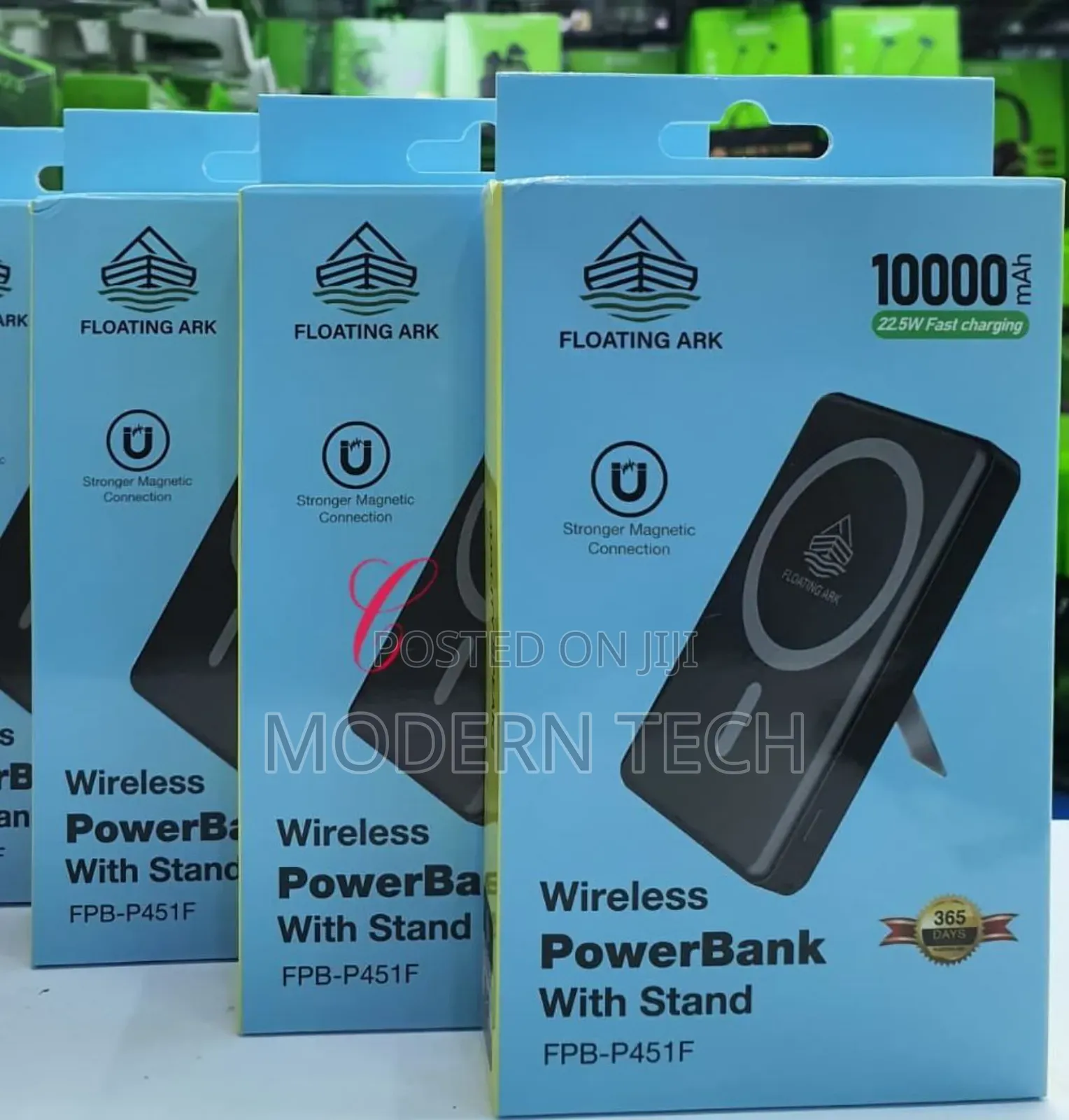 Floating Ark Wireless 22.5w 10,000mah* Fast Charging Powerbank 22.5w