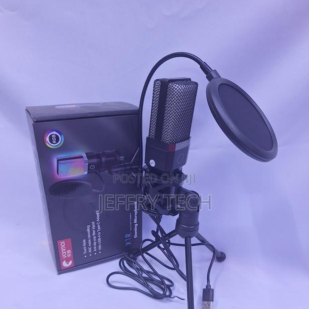 RGB Usb Condenser Studio Microphone With Pop Filter, Tripod Stand Vo - main view