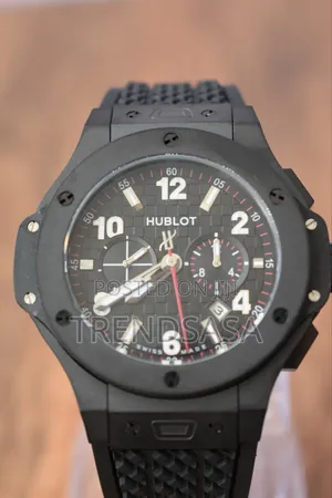 Hublot Tuiga All Black Vendome Chronograph Watch