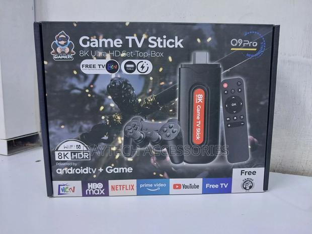 Q9 Pro Game Stick (64gb) With 2pcs Wireless Controller