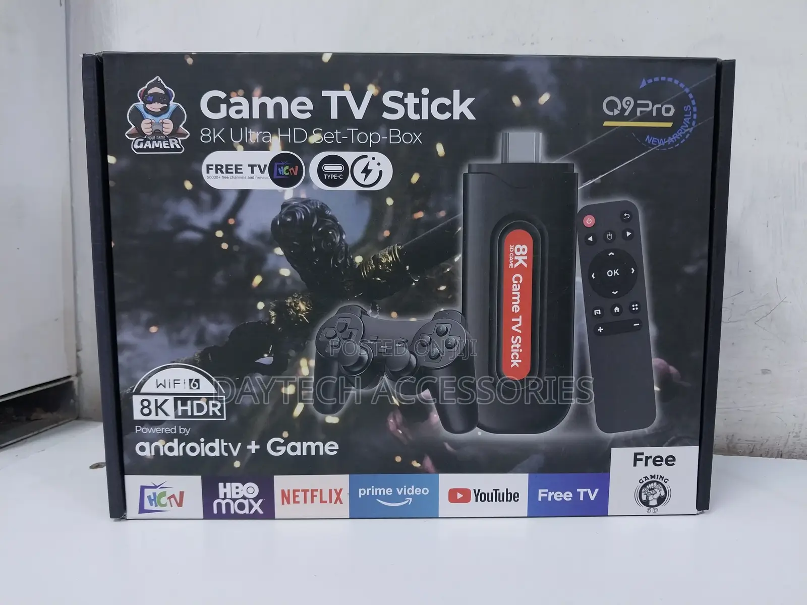 Q9 Pro Game Stick (64gb) With 2pcs Wireless Controller