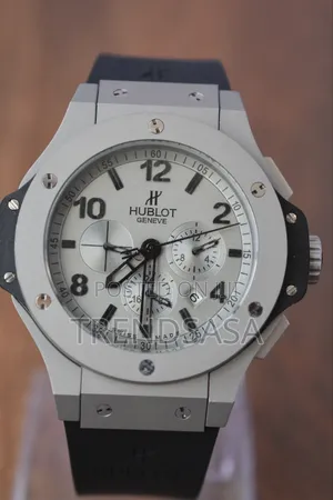 Hublot Vendome Geneve Matt Grey Black Rubber Straps Watch