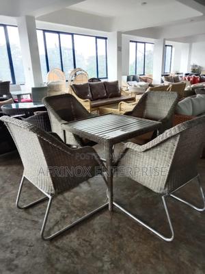 Rattan Outdoor Set – Modern Durable - main view