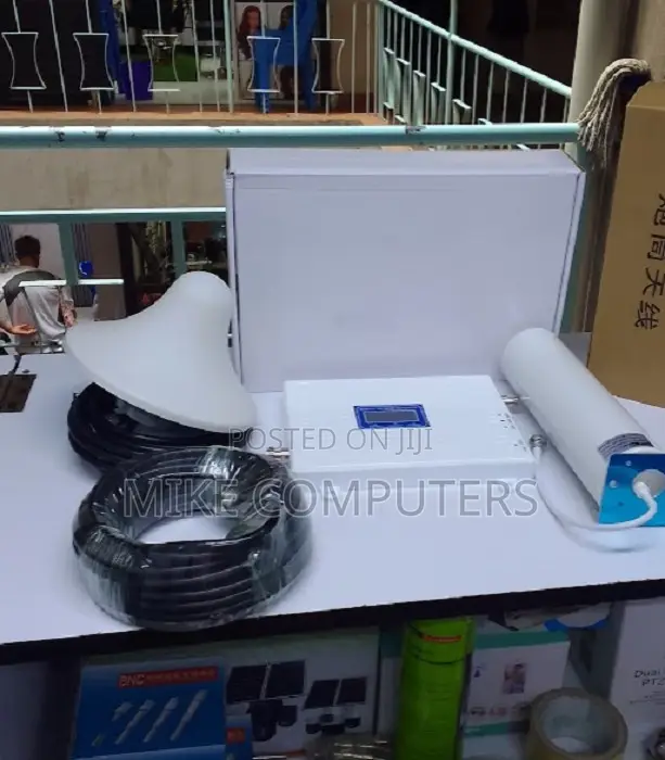 2g 3g 4g Lte Cell Phone Signal Booster Amplifier White Boost