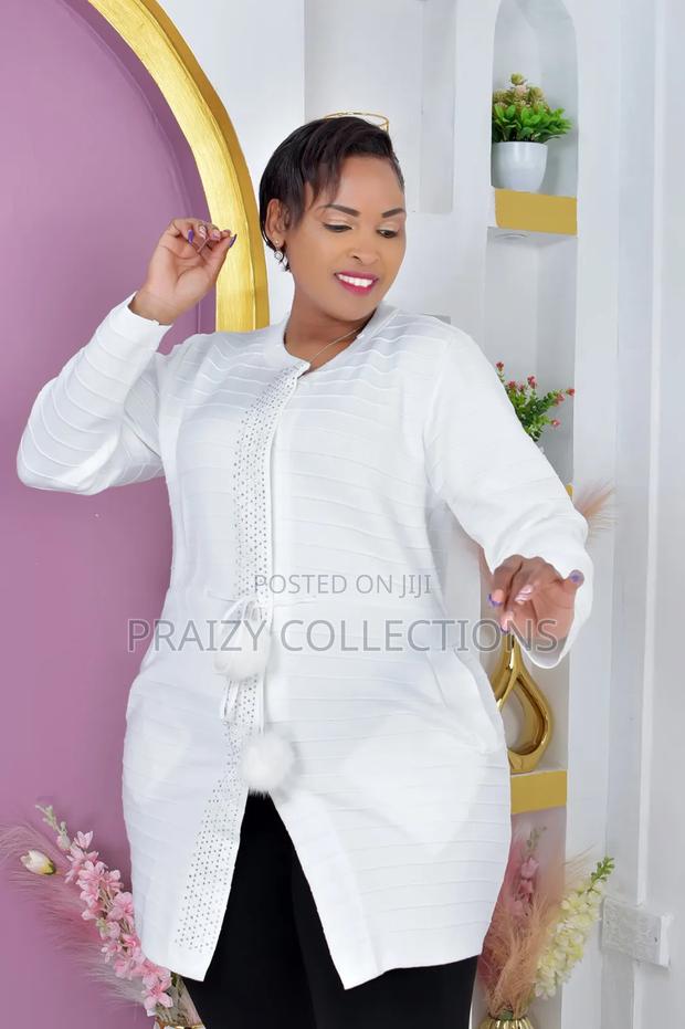 Elegant All-Season Knitted Coat Sweater - thumbnail 8