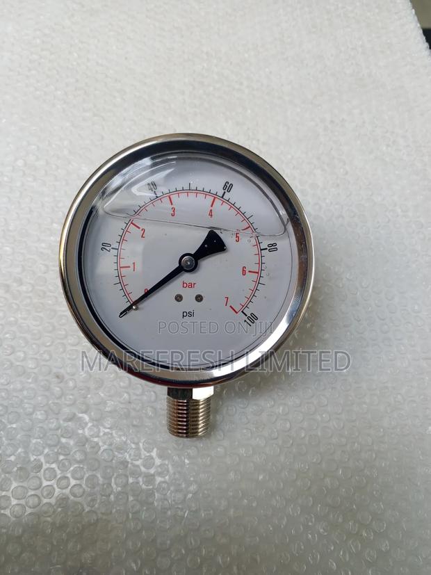 Pressure Gauge 7bar 2.5" 4" - thumbnail 4