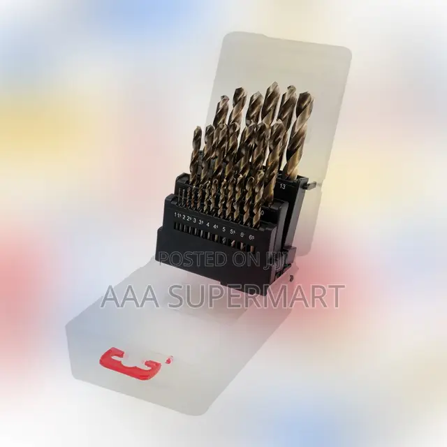 Yt-41605 25pcs Co-hss Twist Drill Bit Set