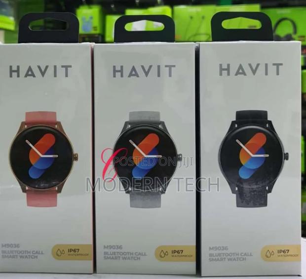 Havit M9036 Bluetooth Call Smart Watch Available in *Pink Grey* - main view