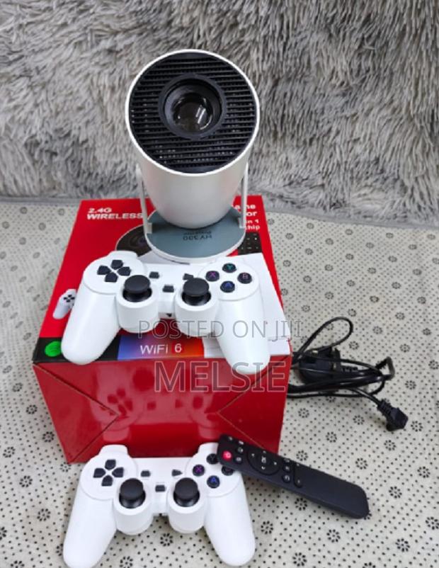 Hy300 Video Game Consoles Portable Intelligent Projectorhome Projector - thumbnail 2