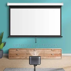 Premium Manual Screen 180×180 – Smooth Roll, Sharp View!