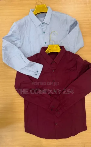 Casual Longsleeved Collar Cotton Men Shirtsc
