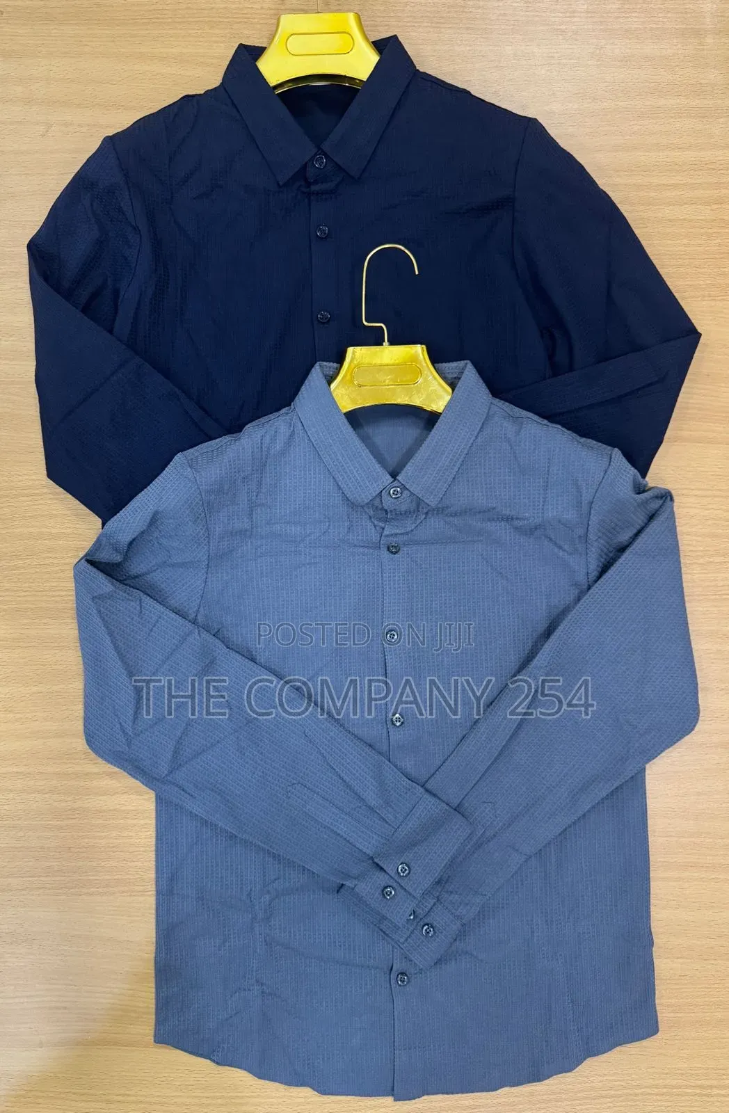 Casual Longsleeved Collar Cotton Men Shirtsc