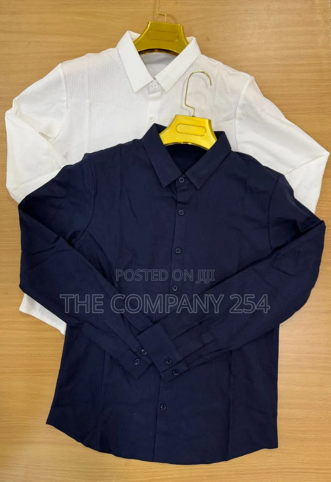 Casual Longsleeved Collar Cotton Men Shirtsc