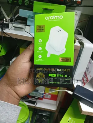Oraimo 35w Gan Ultra Fast Charging Type C Charger