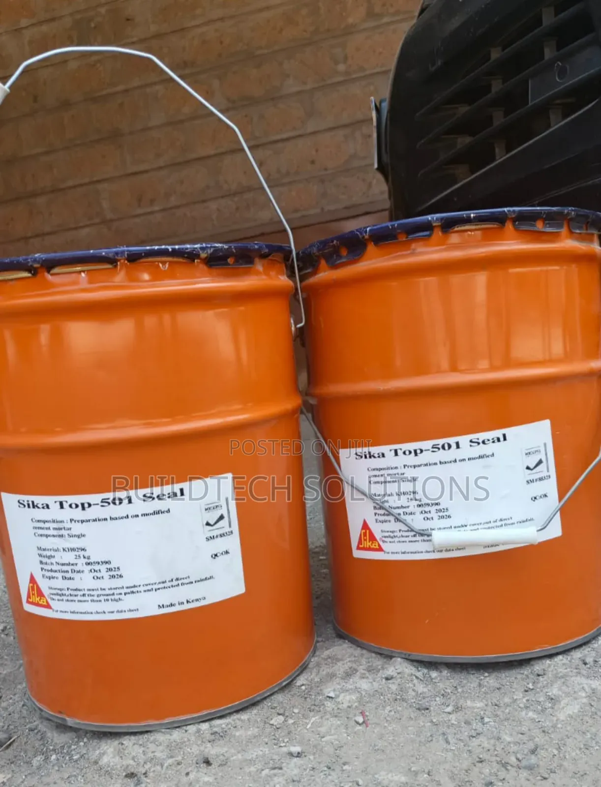 Masterseal/ Sikatopseal 501 Cementitious Sealer