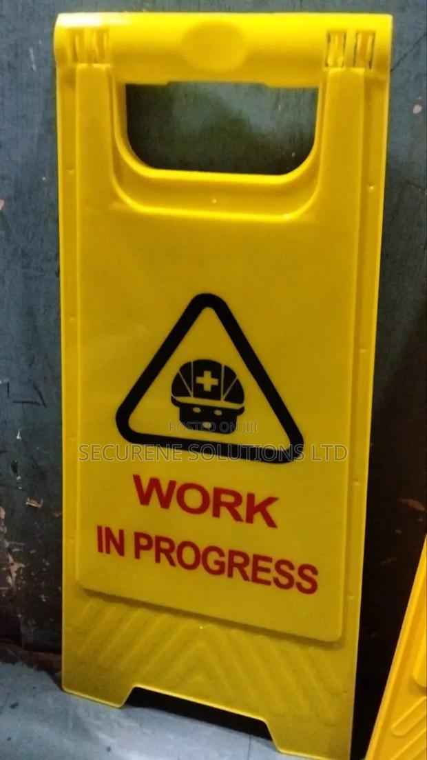 Safety Sign Work in Progress Sign Board