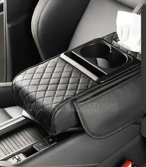 Armrest With Cup Holder and Tissue Accessories