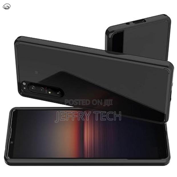 Gwere Sony Xperia 1 Ii Silicone Tpu + Acrylic Protective Case, Black - thumbnail 3