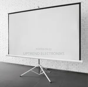240×240cm Tripod Projector Screen — Extra-Large, Extra-Bright