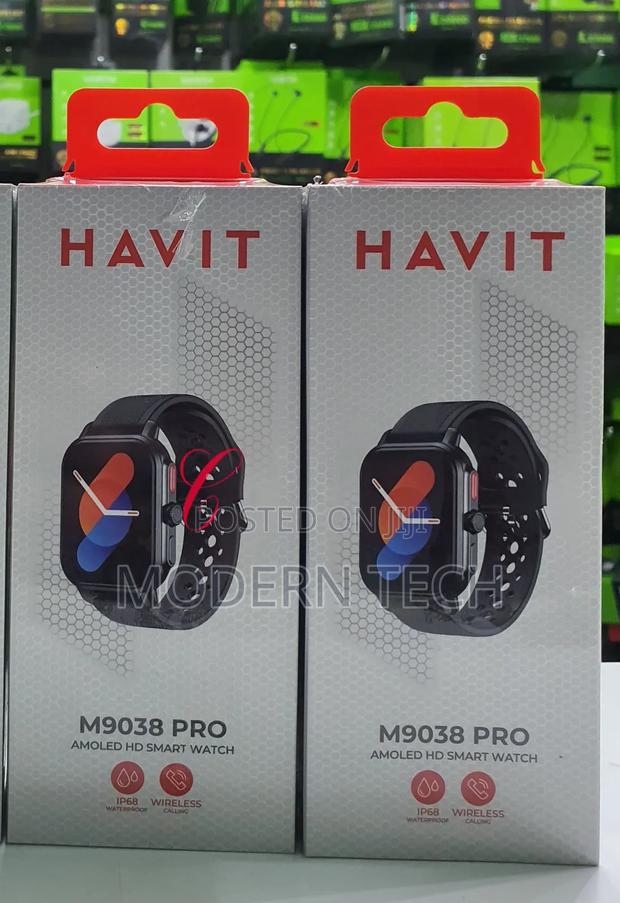 Havit M9038 Pro *Amoled* Ip68 Waterproof Hd Smart Watch - thumbnail 3