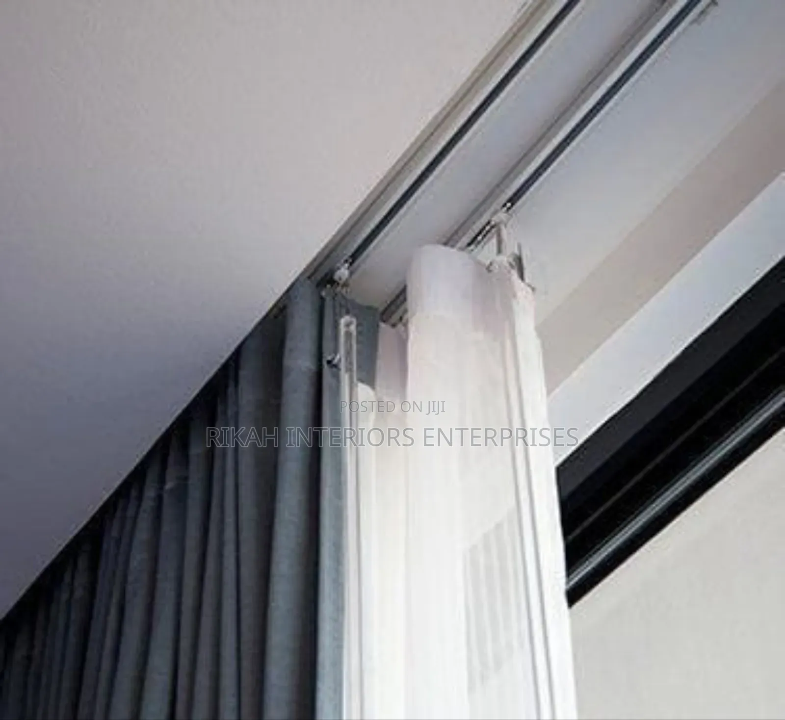Aluminium Double Curtain Rails for Curtains and Sheers