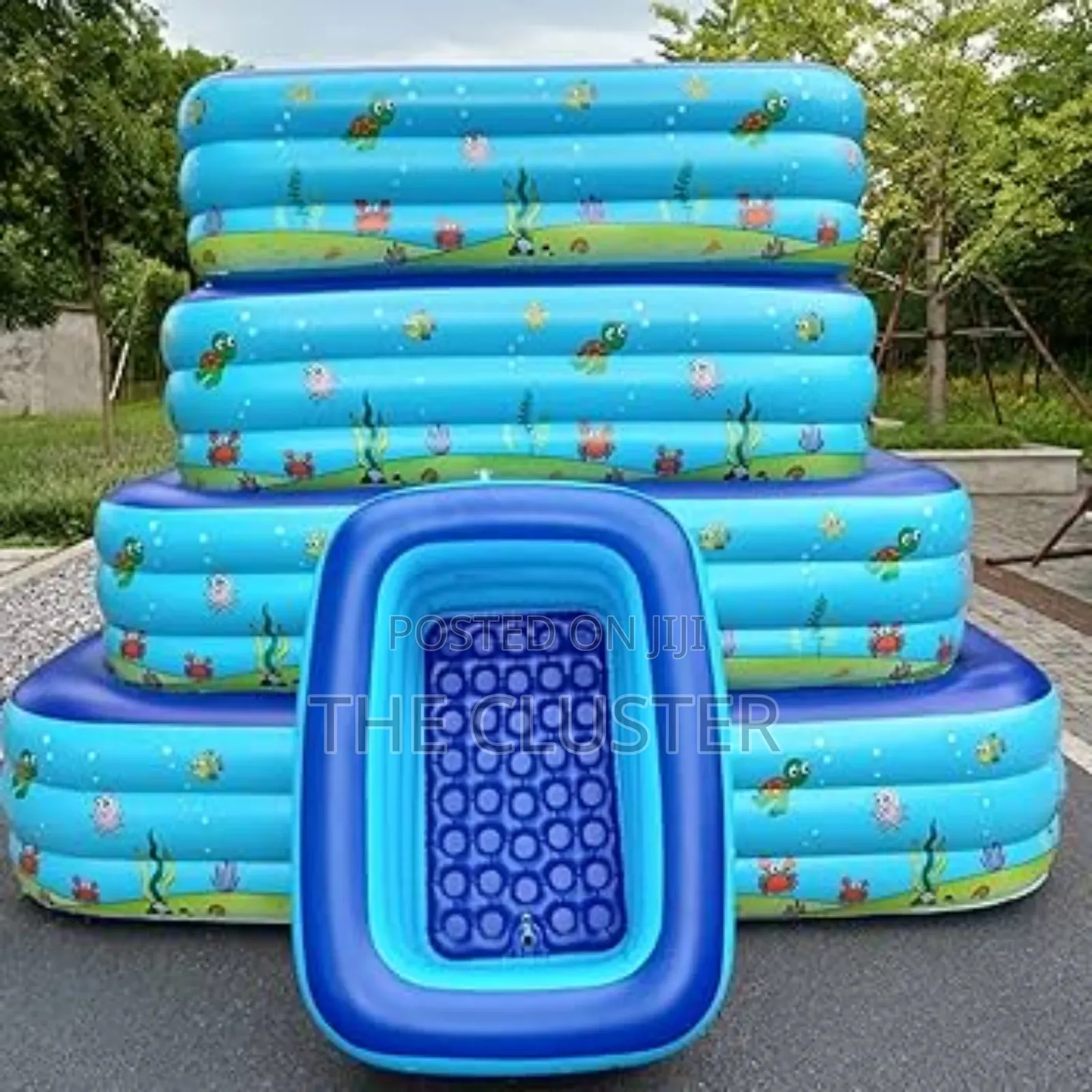 Inflatable Swimming Pool Inclusive of an Electric Pump