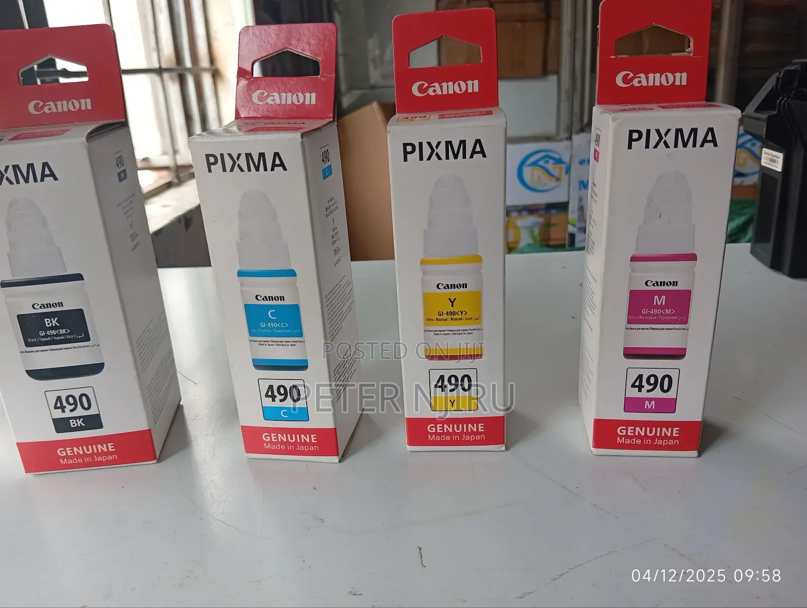 Original Canon Pixma Gl-490(Bk,C,M,Y)