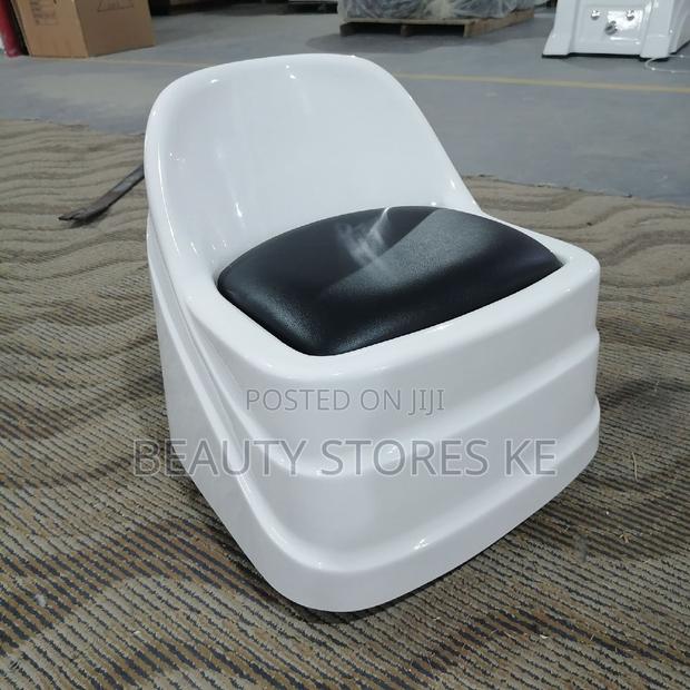 Spa Pedicure Seat White Movable