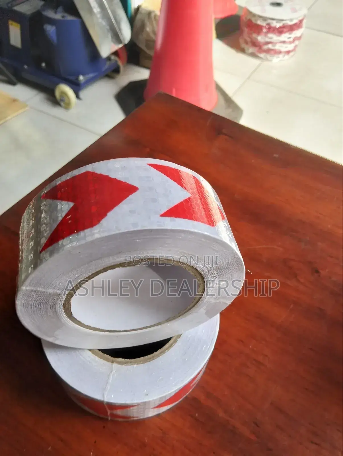 Reflective Tape With Red Arrows