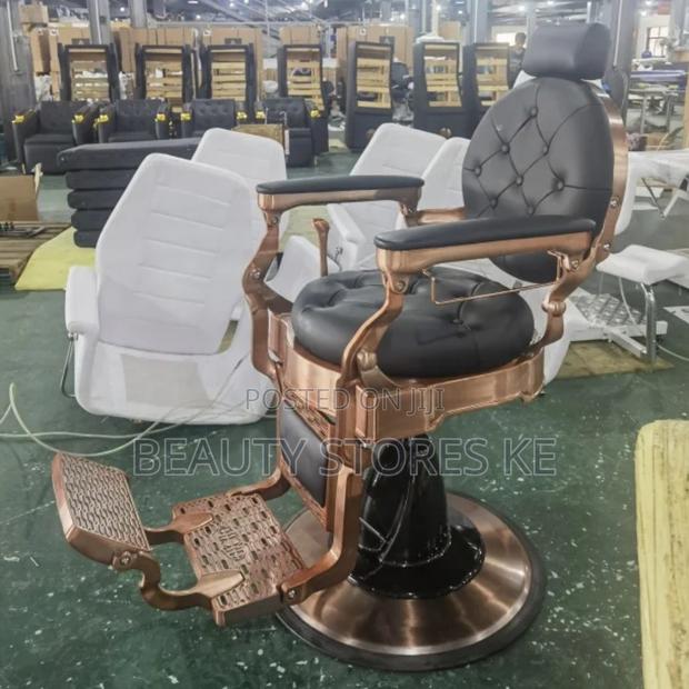 Gold Rose Vip Barber Chair