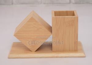 Eco Friendly Bamboo Pen Holder - thumbnail 2