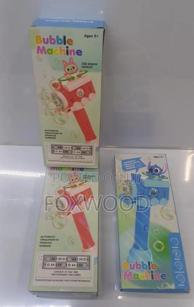 *Bubble Gun With Lights Battery Operated - thumbnail 3