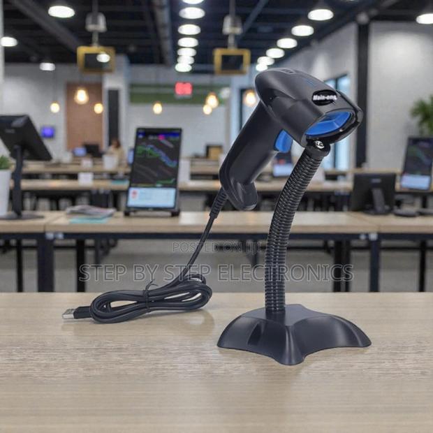 Usb Handheld Barcode Scanner Lightweight Ergonomic Comfortable Grip