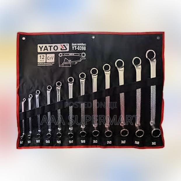 Yt-0398 Double Ring Spanner Set 6-32mm 12pcs - main view