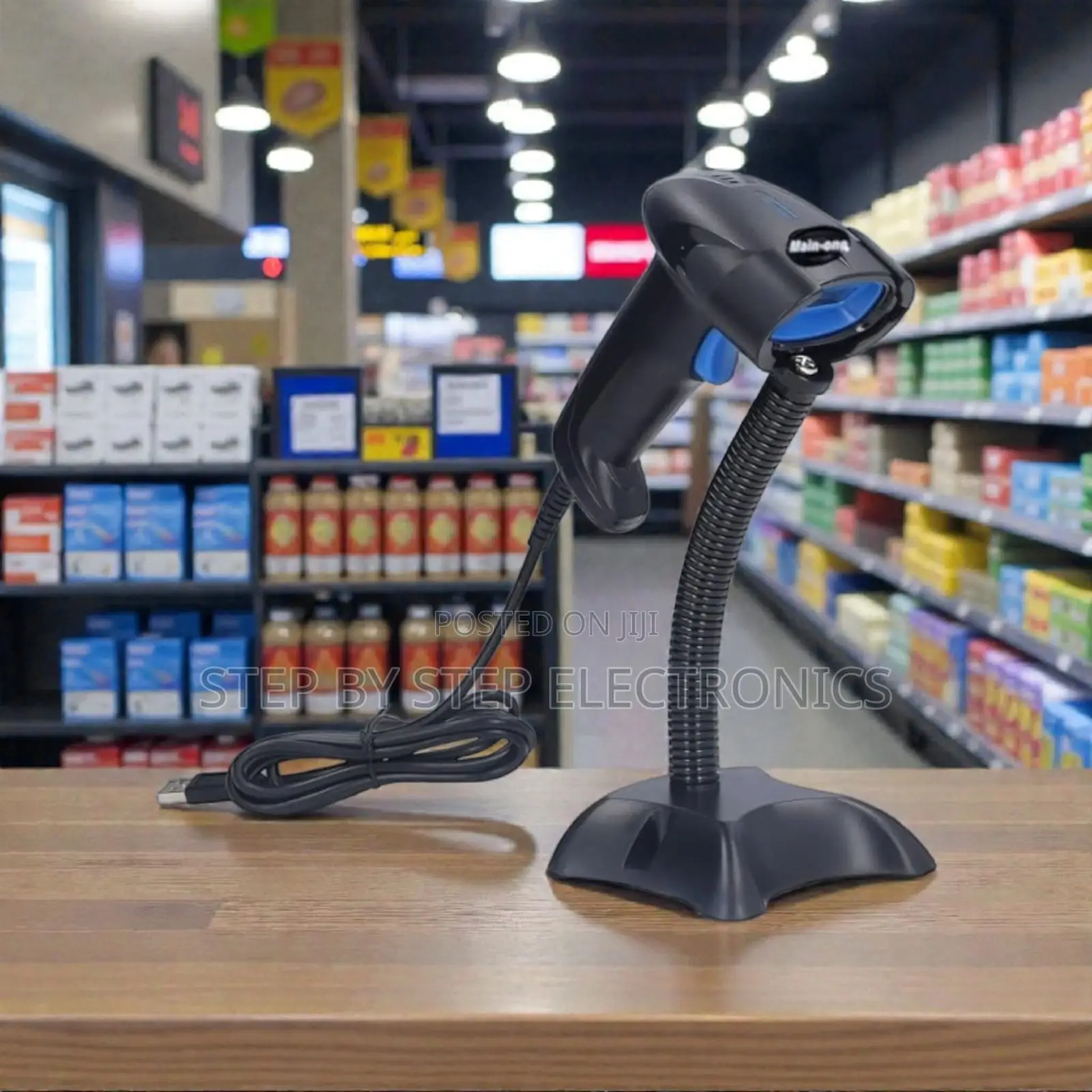 Handheld Barcode Scanner Wide Compatibility Easy Plug and Play Setup