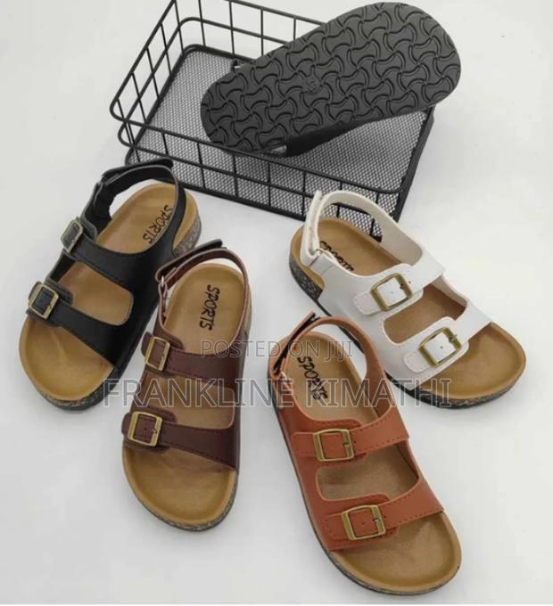 Kids' Cock Sandals Pure Leather. Size 31-36.