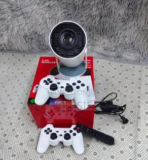 Hy300 Pro Gaming Projector 2 in 1 Android Plus Game Contollers