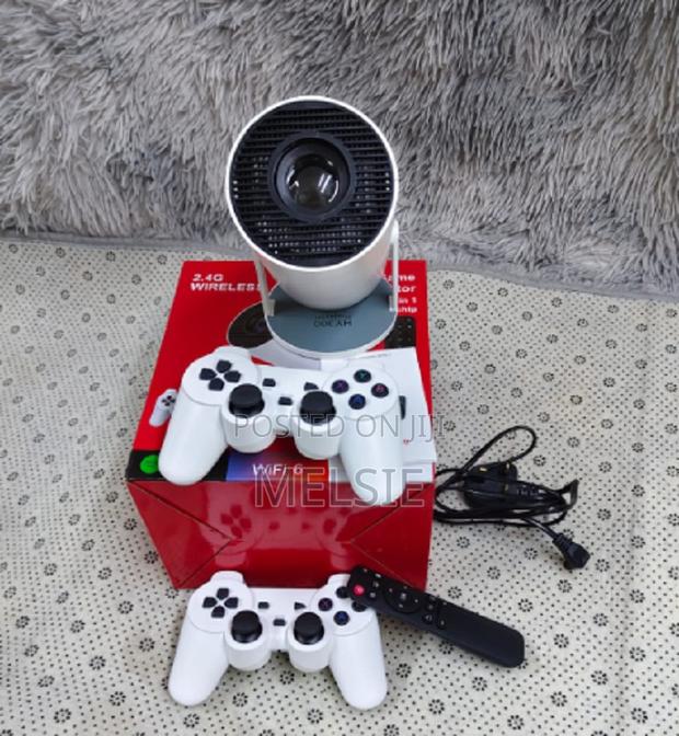 Hy300 Pro Gaming Projector 2 in 1 Android Plus Game Contollers - thumbnail 2