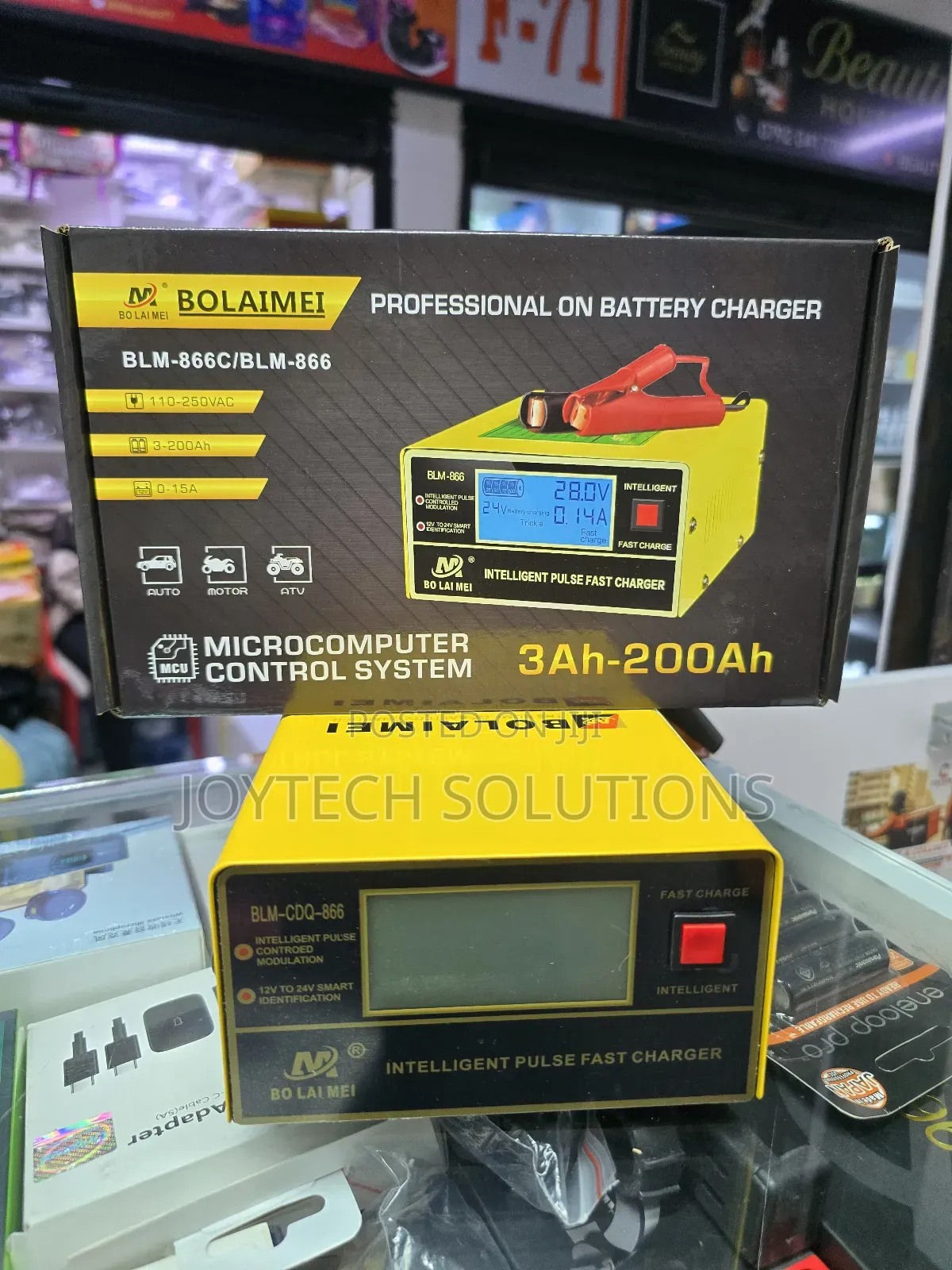 Premium Vehicle Jump Starter With Compressor Machine.