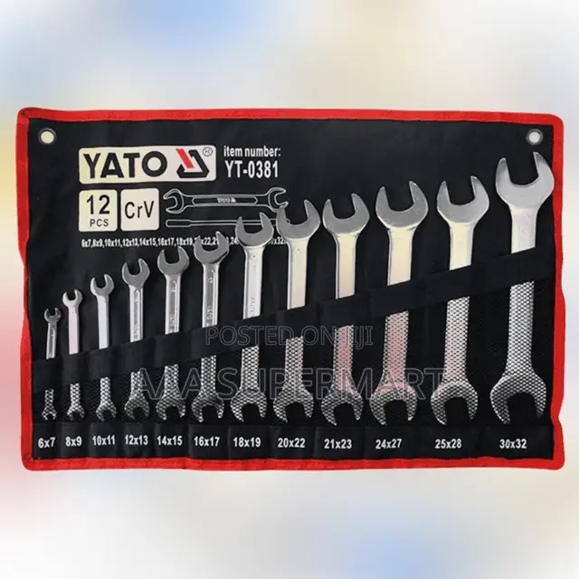 Yt-0381 Doe Spanner Set 6-32mm 12pcs