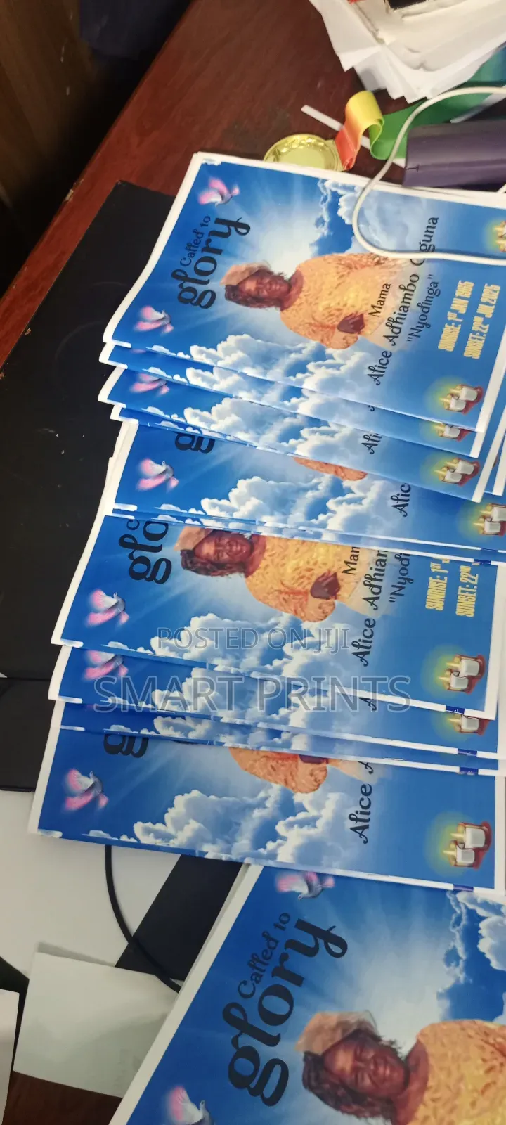 Top Notch Eulogy Printing Available