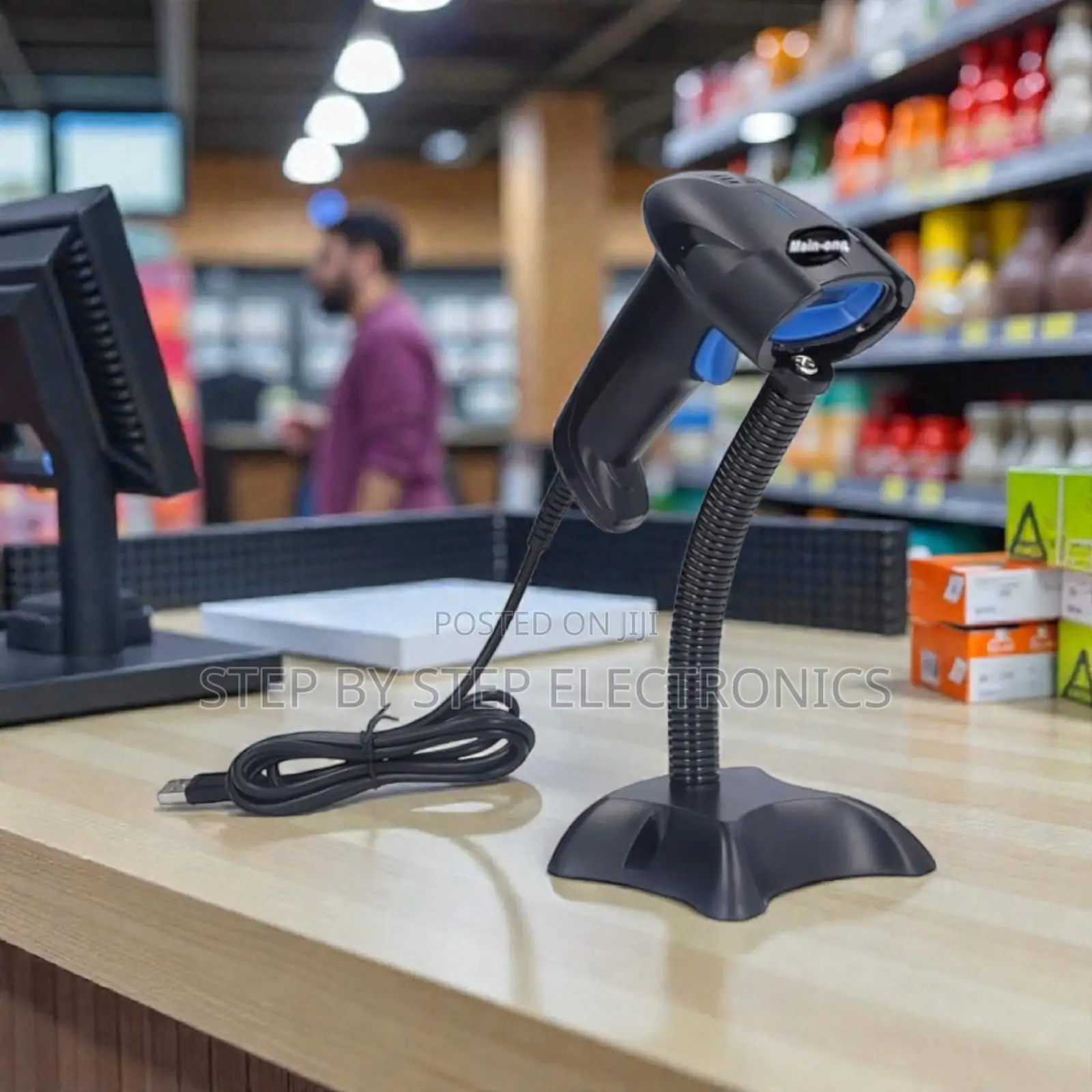 Usb Wired Pos Handheld Barcode Scanner Top Quality Build High Speed