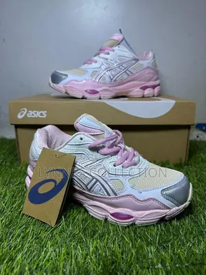 Asics Gel White X Pink ,Asics Sizes 36-42